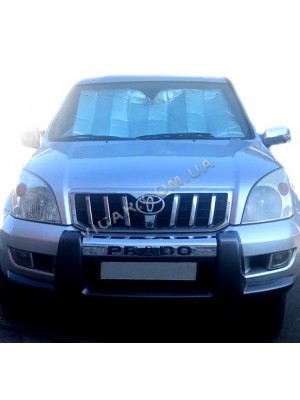 Передние фары хромированные Toyota Prado 120